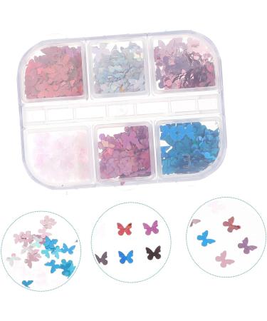 FRCOLOR 20 Boxes Nail Butterfly Sequins Butterfly Nail Confetti Butterfly Nails Nail Rhinestone Nail Glitter Flakes Nail Art Crystal Rhinestones PVC Accessories - Buy Online on GoSupps.com
