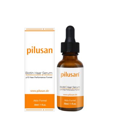Pilusan Biotin Haar Serum |Keratin hair treatment for stressed hair |Nourishing hair oil without silicone and parabens |Hair serum for women and men |Dermasafe plus