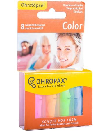 OHROPAX Color Foam Ear Plugs - 32 Premium Noise-Reducing Foam Earplugs for Ultimate Comfort & Travel | International Shipping Available - Buy Online on GoSupps.com