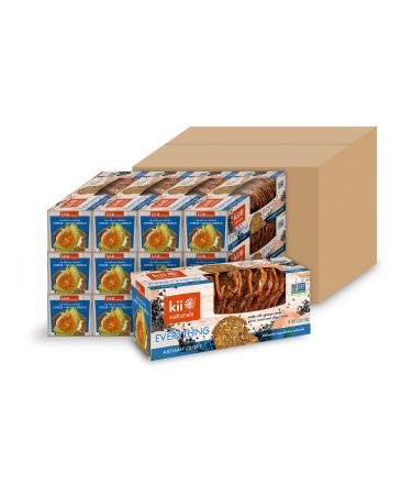 Kii Naturals Artisan Crisps, Everything, 5.3 Ounce (Pack of 12) Everything Pack of 12