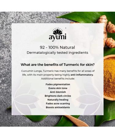 Ayumi Turmeric & Clove Soap Suitable for All Skin Types Exfoliates & Removes Excess Oils 3 x 100g - Buy Online on GoSupps.com