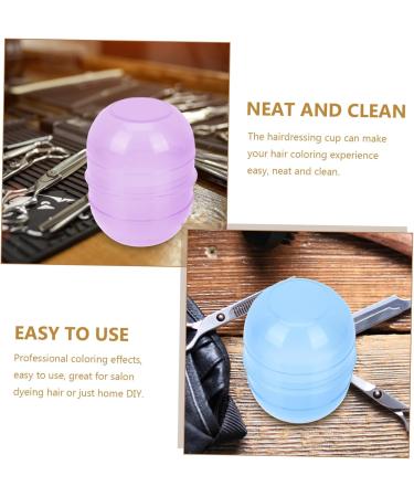 Hohopeti Gobelet Secouer pour Coloration Capillaire de Salon 2 Pi ces Plastique Robuste Graduations Visibles Rin age Facile Outil de M lange pour Teinture et Toner Usage Professionnel et Domestique - Buy Online on GoSupps.com