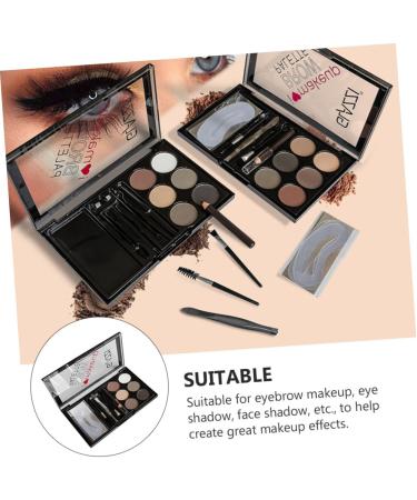 SOESFOUFU 1 Set Eyebrow Powder Set Eyebrow Beautify Makeup Tools Eyebrow Shaping Powder Abs - Buy Online on GoSupps.com