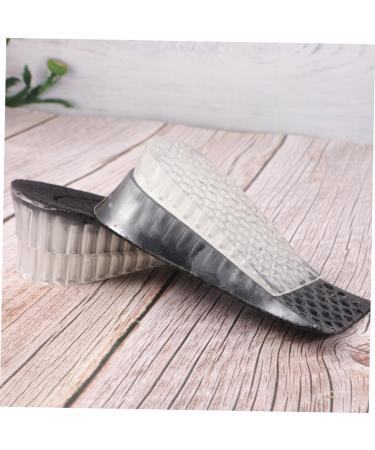 FOMIYES Silicone Shoe Lifts for Men & Women - Comfortable Insoles for Height Increase & Support - Perfect Plantar Support Inserts - Black Half Pad - Buy Online on GoSupps.com