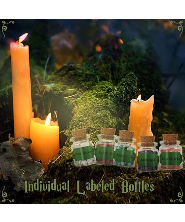 Witchcraft Supplies Kit - SHYSHINY 101 Pack with Chakra Stones, Crystal Jars, Herbs, Candle | Complete Wiccan Tools Box for Spells | Witchy Gifts for Beginners - Buy Online on GoSupps.com