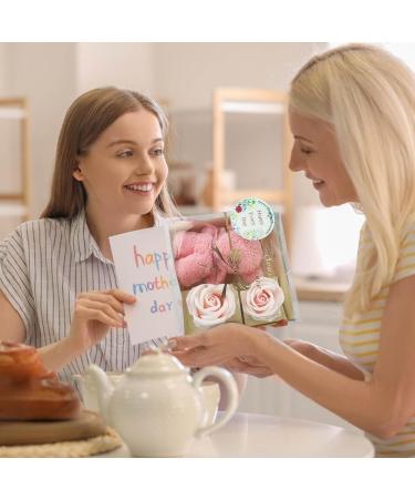 Festival Gift Towel Bear Box Soap Flower Rose - Long-Lasting Artificial Pink Decoration for Thanksgiving Anniversary & Valentine's Day - Buy Online on GoSupps.com