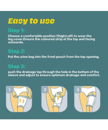 Catheter Leg Bag Holder - Washable Urinary Incontinence Supplies for Men & Women - Buy Online on GoSupps.com