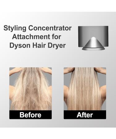 Optimized Styling Concentrator Attachment Nozzles for Dyson Supersonic Hair Dryer - Compatible with HD01 HD02 HD03 HD04 HD08 HD15 | International Shipping Available - Buy Online on GoSupps.com