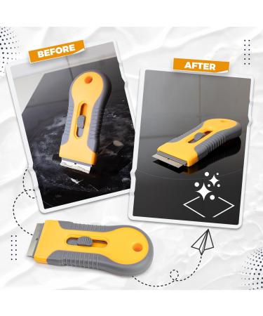 Oven Cleaner Non-Scratch Cooktop Cleaning Tool with 20 Spare Units Multi-Purpose Ideal for Hob Cleaning Ceramic Hobs Glass Doors Windows and Painted Surfaces - Buy Online on GoSupps.com