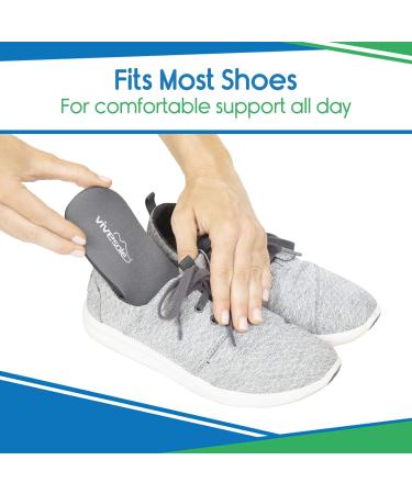 ViveSole Thin Gel Insoles - Plantar Fasciitis Relief for Men & Women - Arch Support Inserts for Work Boots & Heels - Metatarsal Pads & Foot Cushions - Size MENS 5.5-10.5 - Buy Online on GoSupps.com