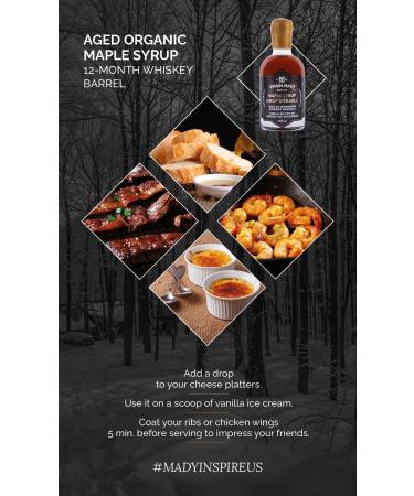 Virgin Mady 12-Month Aged In Tennessee Barrels Maple Syrup for Rich Flavor Infusion of Maple Oak Vanilla Caramel & Hazelnut - Buy Online on GoSupps.com