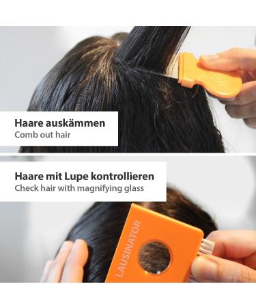 Original 3-in-1 Metal Lice Comb - Lausinator Extra Fine Nit Comb for Children & Adults | International Shipping Available - Buy Online on GoSupps.com