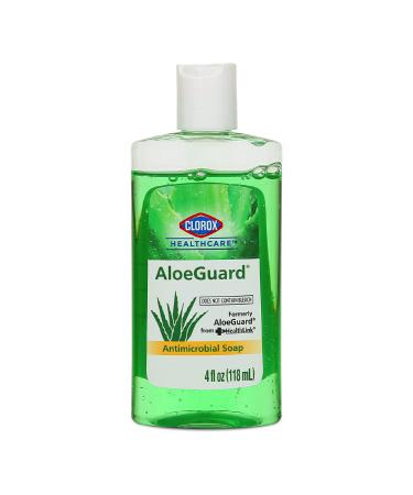Clorox Healthcare AloeGuard Soap 4 Ounces Mini Hand Soap for Clean Hands on the Go  Aloe Vera Infused Hand Soap for Everyday Use to Keep Hands Clean  4 oz Handsoap Aloe Vera 4 Fl Oz (Pack of 1)