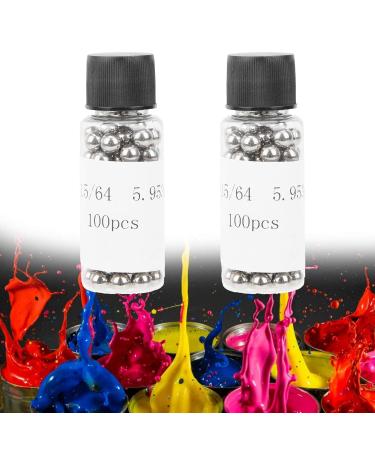 200 Pieces Paint Mixing Balls for Nail Polish & Model Paints | 5.95mm Stainless Steel 304 Stirring Balls for Paint Mixing - Buy Online on GoSupps.com
