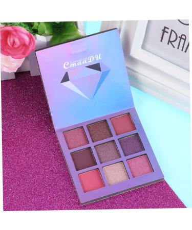 FRCOLOR 2pcs 9 Mattes Glitter Eyeshadow Palette - Metallic Shimmer & Lasting Purple Sequins for Stunning Eye Looks | International Shipping Available - Buy Online on GoSupps.com