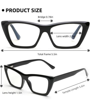 JOO RTI 3 Pack Cat-Eye Blue Light Blocking Reading Glasses for Women - Stylish Black Tortoise & Beige - Fashionable & Comfortable - International Shipping Available - Buy Online on GoSupps.com