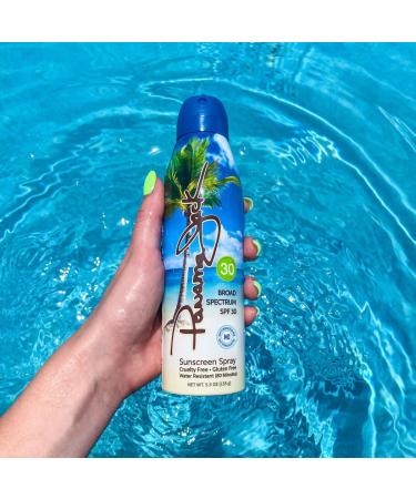 Panama Jack SPF 30 Continuous Spray Sunscreen - Broad Spectrum UVA/UVB Reef-Friendly Water Resistant Cruelty Free - 5.5 OZ - Buy Online on GoSupps.com