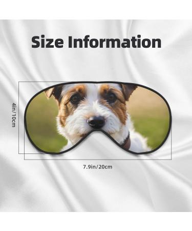 Cute Dog Print Soft Eye Mask | Comfortable Sleep Mask for Men & Women | Travel & Sleeping Essential - Buy Online on GoSupps.com