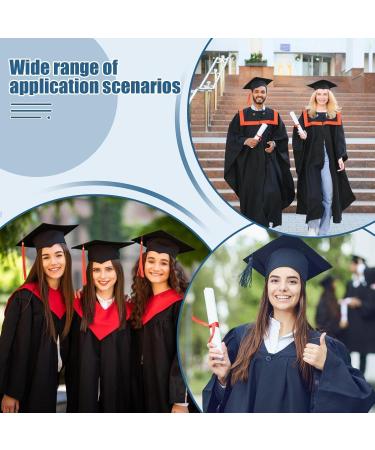 Graduation Hat Headband | 3D Doctoral Hat Hair Clip Headband Graduation Hat Hairpins Hat Inserts Graduation Accessories for Women Men Blue - Buy Online on GoSupps.com