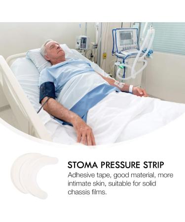 20Pcs Curved Barrier Strips - Elastic Ostomy Supplies for Sealing Stoma Bag - Odor Skin Barrier Stickers - Buy Online on GoSupps.com