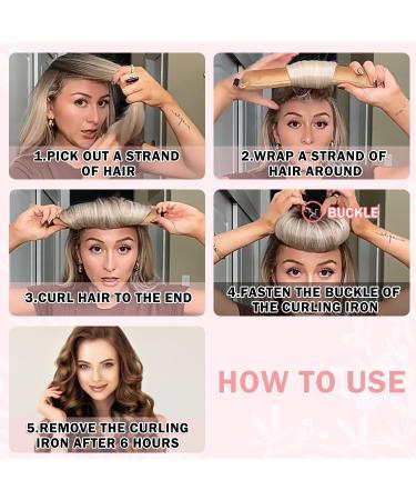 Heatless Curls Band - 3 Piece Set for Overnight Curls | Suitable for All Hair Types | Curling Winder for Long Hair | Achieve Beautiful Curls Without Heat - Buy Online on GoSupps.com