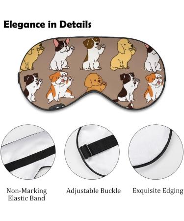 Paws Sleep Mask for Dogs - Adjustable Blindfold for Night Rest & Travel - Men Women - Buy Online on GoSupps.com