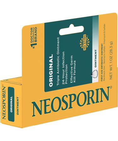 Neosporin Original First Aid Antibiotic Ointment - Wound Care Infection Protection & Scar Minimizer 1 oz for Minor Cuts Scrapes & Burns - Buy Online on GoSupps.com
