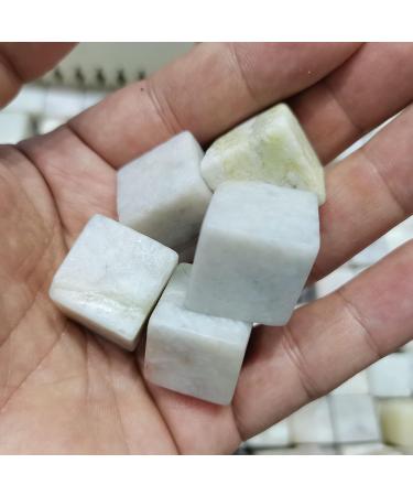 Crystal 6pcs Mini Natural Square Tumbled Stone Rose Quartz Cube Clear Crystal Reiki Aquarium Decoration Collection 20mm ningxiao - Buy Online on GoSupps.com