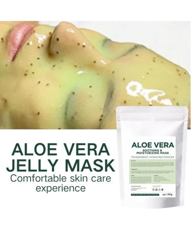 Face Masks Beauty - Aloe Vera Jelly Mask - Smoothing&Moisturizing Jelly Face Mask Skin Care - Peel Off Face Masks - Clay Face Mask - Nourish Nature Transparent Hydrating Powder Aloe Jelly Mask - Buy Online on GoSupps.com
