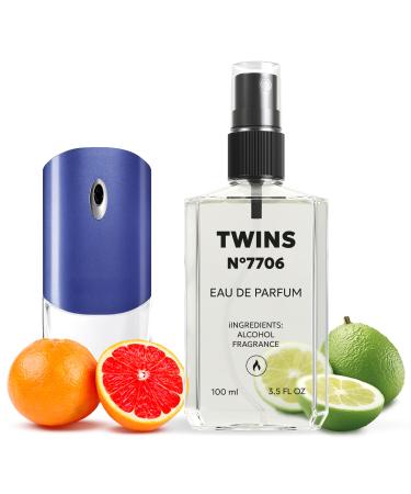 TWINS Impression of Blue Label | Perfume for Men Eau de Parfum | No.7706 | 3.4 Fl Oz / 100 ml G pour Homme Blue Label Impression