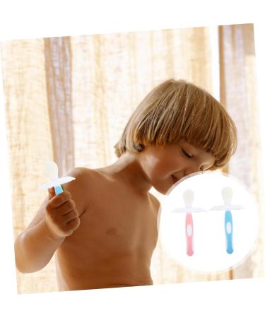 Buy Gatuida Silicone Toothbrushes for Kids - 2 Sets of Baby Bite Toys & Cleaning Brushes - Pink - Buy Online on GoSupps.com