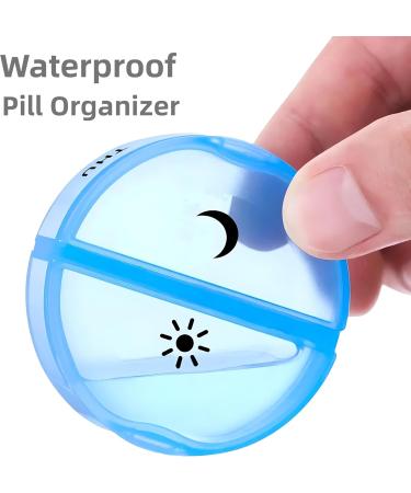 Travel Medicine Organizer Box - Moisture-Proof Pill Container for Vitamins & Supplements | Portable & Easy to Clean | Large Compartment - Black - Buy Online on GoSupps.com