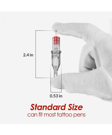 Wormhole Tattoo Cartridge Needles 20pcs Mixed Disposable Needles 1003RL, 1005RL, 1005M1, 1007M1 - Tattoo Artist Essential - Buy Online on GoSupps.com
