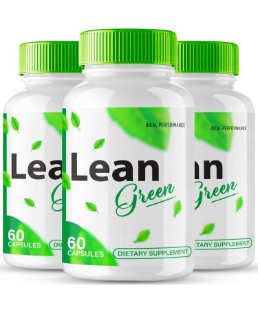 Lean Green Keto Capsules LeanGreen Advanced Formula Supplement Pills - Maximum Strength Lean Green All Natural Keto Pills LeanGreen Capsules Lean Green Pills Reviews (3 Pack)