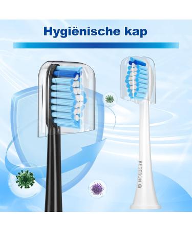 REDTRON replacement brush heads for Philips Pro Results 8 pieces replacement brush heads for FlexCare ProtectiveClean HealthyWhite EasyClean and PowerUp black 8 Black and blue - Buy Online on GoSupps.com