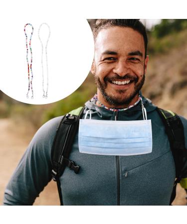 Minkissy 2-Piece Adjustable Glasses Mask Chain & Lanyard Anti-Slip Brass Tapes for Glasses Masks & Earrings Versatile 50x0.3cm Accessories - Buy Online on GoSupps.com