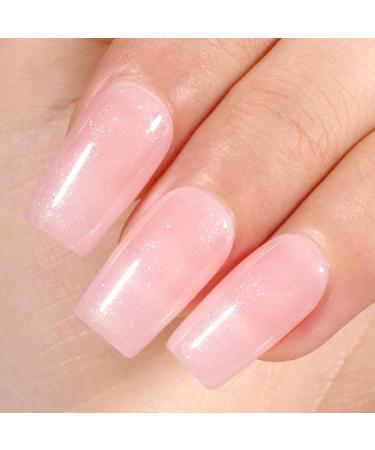 Shop Tomicca UV Nail Polish - Glitter Beige Rose 15ml | Long-Lasting Gel Varnish for Stunning Manicures - Buy Online on GoSupps.com