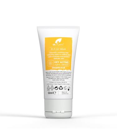 DR Organic Nipple Balm with Calendula & Lanolin - Natural Relief for Cracked Nipples | Vegan & Organic Certified | 30ml - Buy Online on GoSupps.com