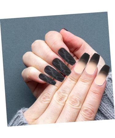 Didiseaon 1 Set Halloween fake nails spider web stick on nail coffin manicure nails halloween nails 4th of july press on nails halloween nail art false nails patch abs nail stickers woman - Buy Online on GoSupps.com