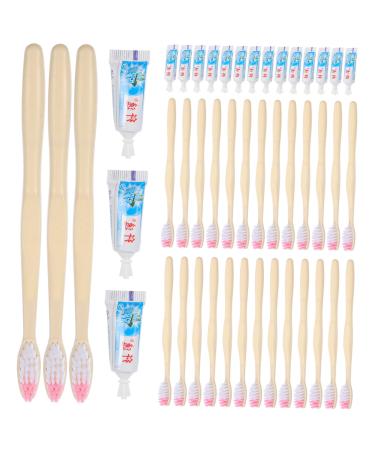 Minkissy 100st disposable toothbrush disposable toothpaste waterproof toothbrush travel toothpaste electrical toothbrush sensitivity toothpaste rubber toothbrush plastic travel portable travel kit