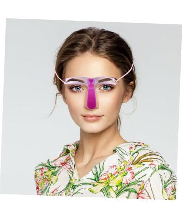 Ipetboom 3pcs set Use Tool Grooming De Makeup Stamp Full for Pencil Stereo Reusable Stencil Maquillaje mediumx3pcs Violetx3pcs - Buy Online on GoSupps.com