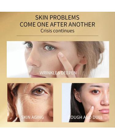 24K Gold Serum for Face - 2 Pack Anti-Aging Moisturizer with Vitamin & Hyaluronic Acid - Dark Spot & Fine Line Treatment - Collagen Booster for Glowing Skin - Buy Online on GoSupps.com