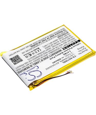 3.7V 650mAh Battery Replacement for NWZ-S738 & NWZ-A826 | LIS1374HNPA | International Shipping Available - Buy Online on GoSupps.com