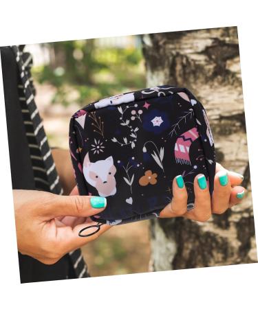 Plafope Mint Bag for Women Versatile Menstruation Pad & Diaper Storage Compact Pocket Holder for Travel - Buy Online on GoSupps.com