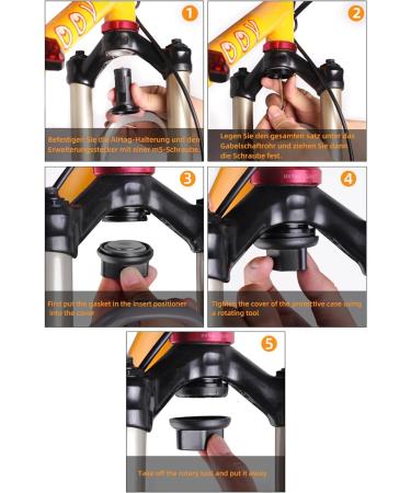 BSSOK Airtag Bike Holder - Hidden Anti-Theft Waterproof Fork Mount for MTB (18-30mm Inner Diameter) - Airtag Not Included - Buy Online on GoSupps.com