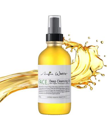 Buy Organic Deep Cleansing Oil 4oz | All-Natural Vegan Face Cleanser with Hempseed & Tamanu Oil | Soap-Free International Shipping - Buy Online on GoSupps.com