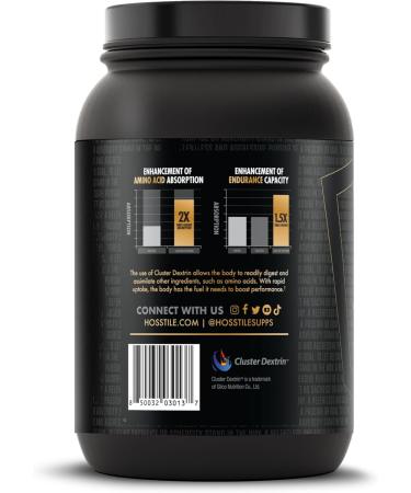 HOSSTILE CDX Cluster Dextrin Powder - Highly Branched Cyclic Dextrin HBCD Carb Powder Carb Supplement for Intra Workout Carbs & Post Workout Mixed Berry 40 Servings Mixed Berry 2.5 Pound (Pack of 1) - Buy Online on GoSupps.com
