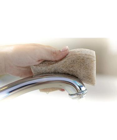 Scotch-Brite Greener Clean Scrub Sponges - 6 Count, Non-Scratch Natural Sponges for Kitchen, Bathroom, and Household Cleaning - Safe for Non-Stick Cookware - Buy Online on GoSupps.com