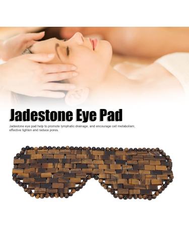 Natural Jadestein Eye Cushion - Anti-Wrinkle Sleep Aid & Fatigue Relief - 100% Natural Yellow Tiger Eye Stone for Face Contouring & Better Absorption - Buy Online on GoSupps.com