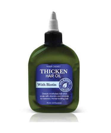 Hair Chemist Solutions Thicken Hair Oil with Biotin 2.5 oz